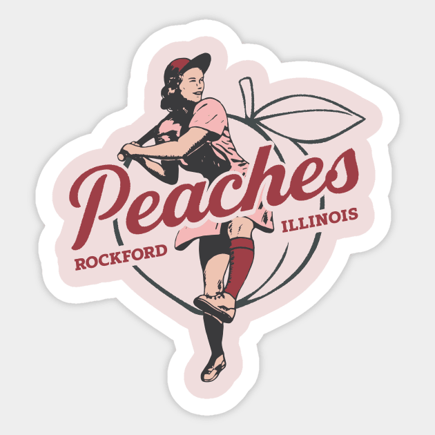 Rockford Peaches Sticker by BeckyFromKaty